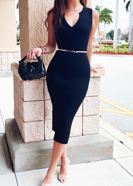 Audrey Knit Midi Dress