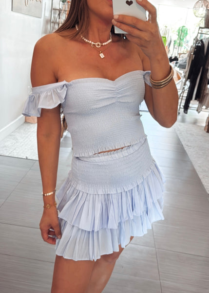 Jenna Smock Top/Skirt Set