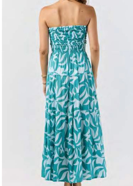 Moana Strapless Maxi Dress