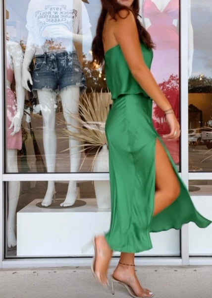 Alexis Midi Skirt/Tube Top Set