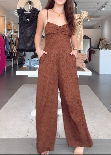 Morena Spaghetti Strap Jumpsuit