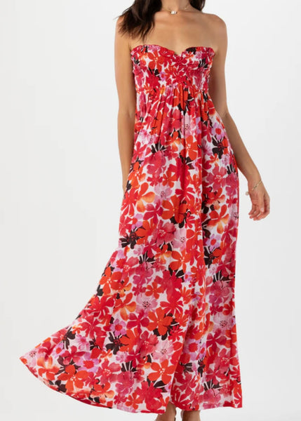 Lani Strapless Smock Maxi Dress