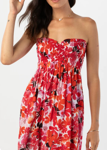 Lani Strapless Smock Maxi Dress