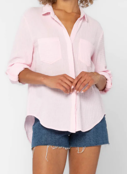 Riley Button Down Cotton Top