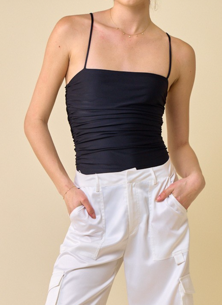 Sloan Side Ruched Bodysuit