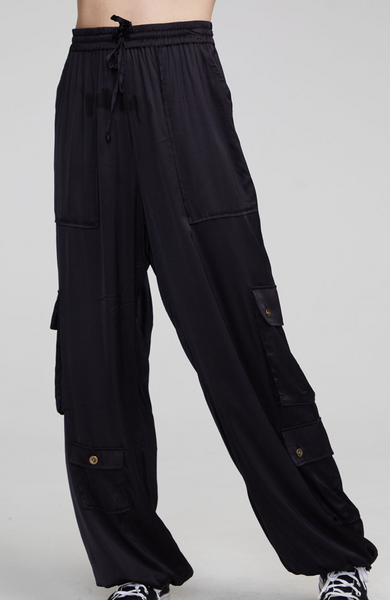 Billy Satin Cargo Pants