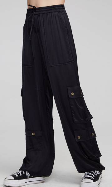 Billy Satin Cargo Pants