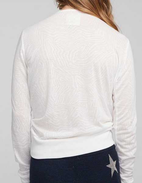 Jeni Monochromatic Tie Front Top