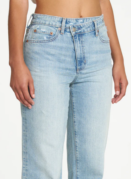 Carter Cross Front Straight Leg Jeans