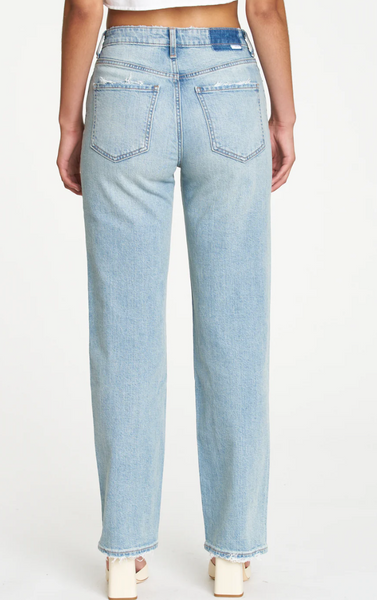 Carter Cross Front Straight Leg Jeans