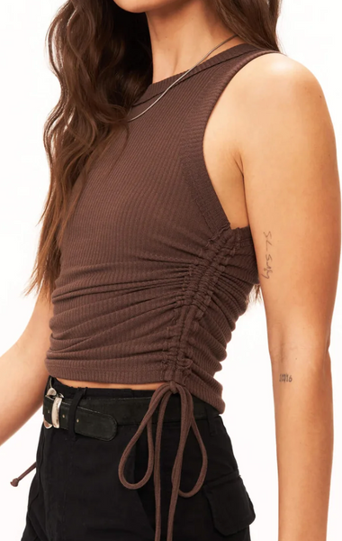 Jada  Side Ruched Tank