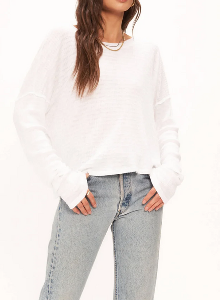 Nelly Low Back Texture Top