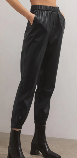Lennox Leather Joggers