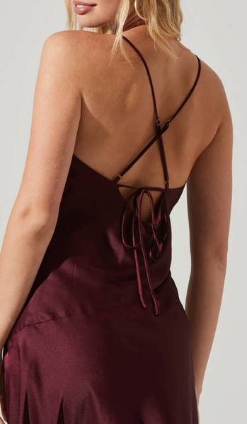 Gia Midi High Slit Midi Dress