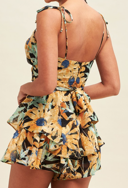 Mia Floral Print Romper