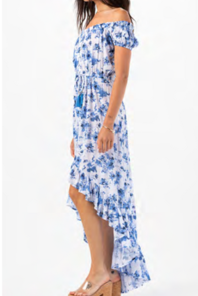 Riviera Off Shoulder Maxi Dress