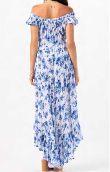 Riviera Off Shoulder Maxi Dress
