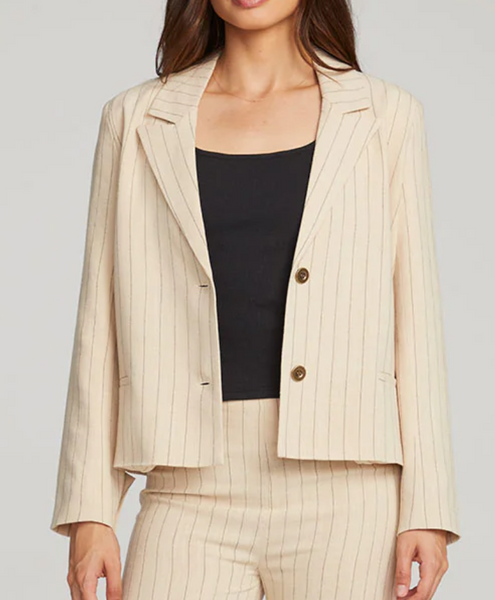 Laurel Pinstripe Blazer