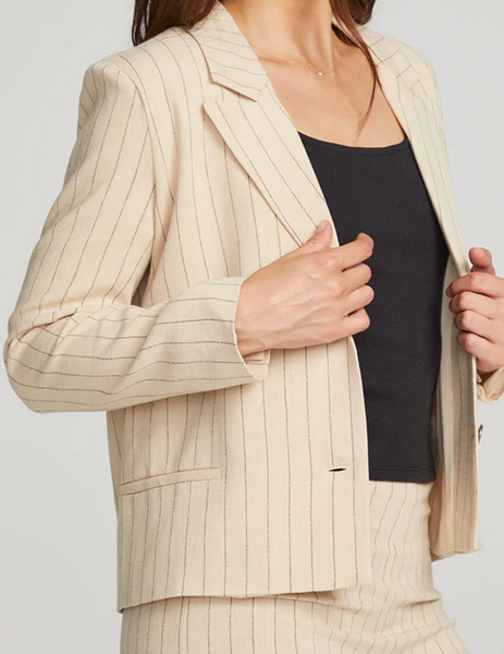 Laurel Pinstripe Blazer