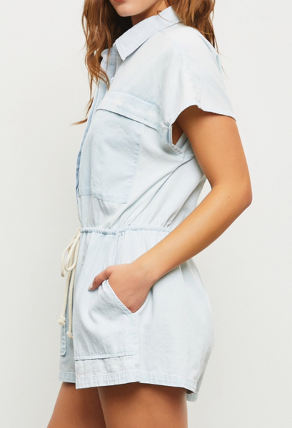 Peyton Patch Pocket Romper