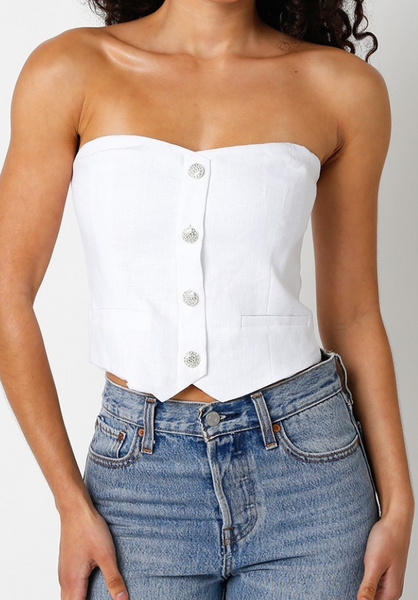 Ivy Strapless Vest Top
