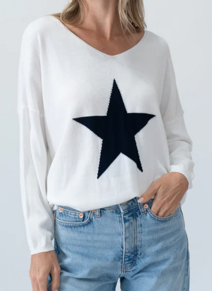 Shannon Star Lightweight Knit Top