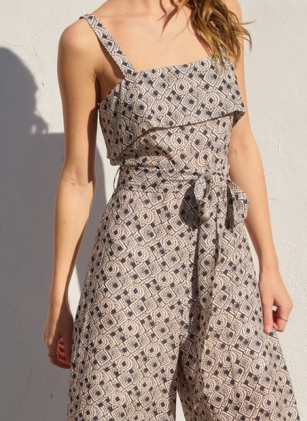 Raven Print Jumpsuit