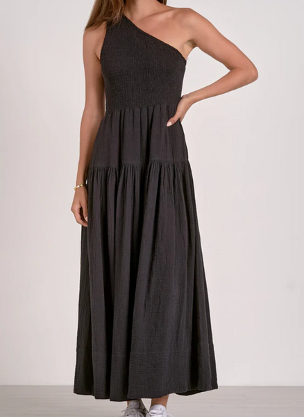 Miranda One Shoulder Smock Dress