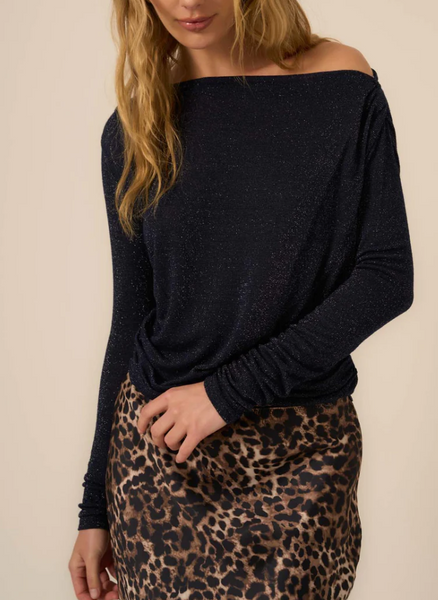 Lucy Lurex Off The Shoulder Top