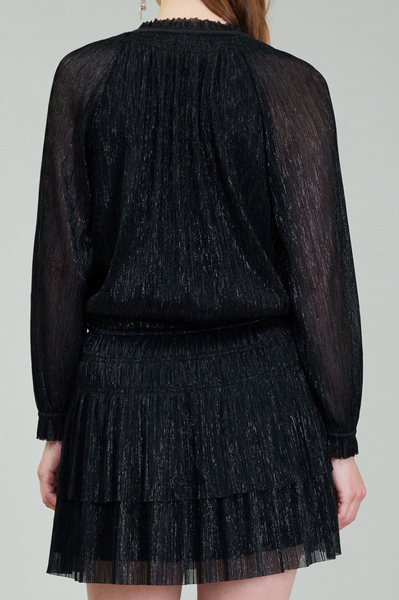 Kerri Metallic Drop Waist Dress