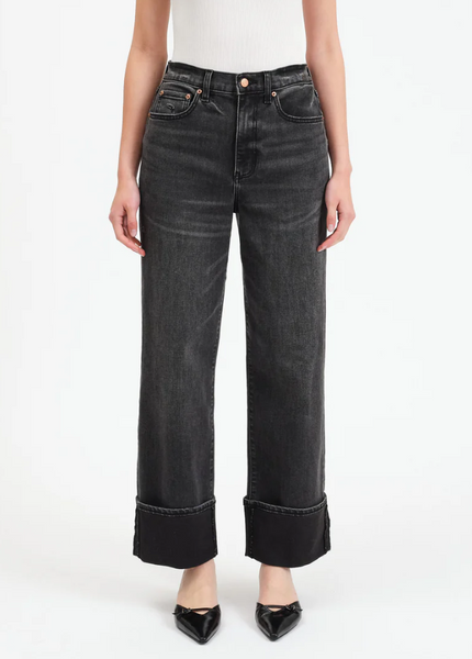 Easton Cuffed High Rise Jeans