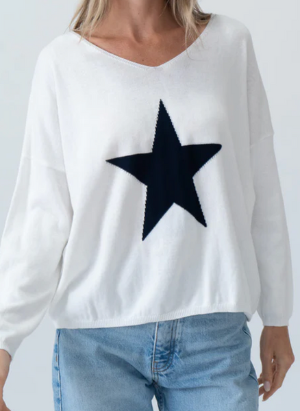 Shannon Star Lightweight Knit Top