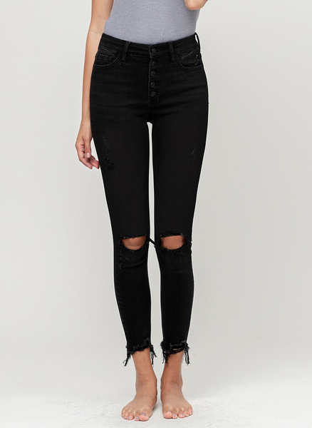 Dylan Highrise Button Fly Jeans