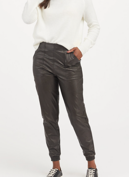 Spanx Spanx Leather Like Joggers