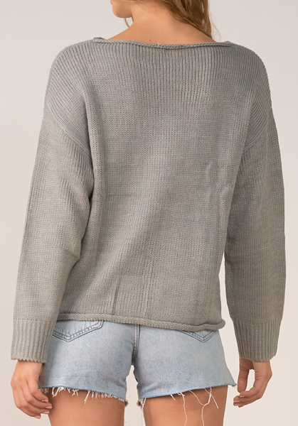 Camo Star Knit Sweater