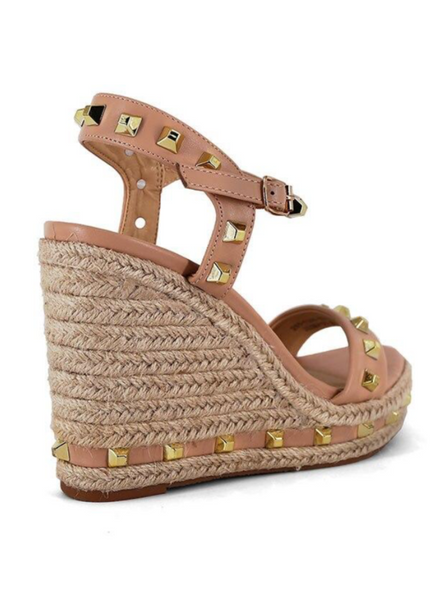 Jenna Studded High Wedge