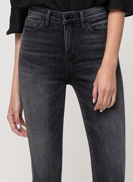 Dawna Highrise Straight  Crop Jeans