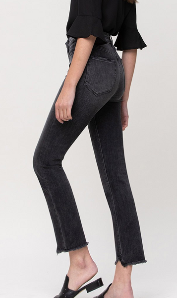 Dawna Highrise Straight  Crop Jeans
