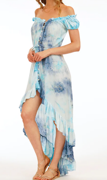 Riviera Off The Shoulder Maxi Dress