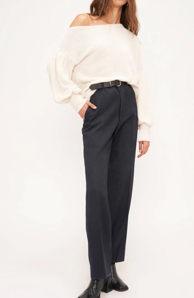 Dita Chenille Off Shoulder Knit Sweater