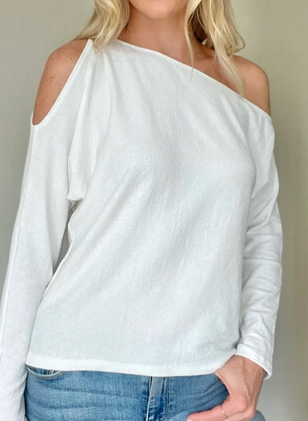 Give Them The Cold Shoulder Top