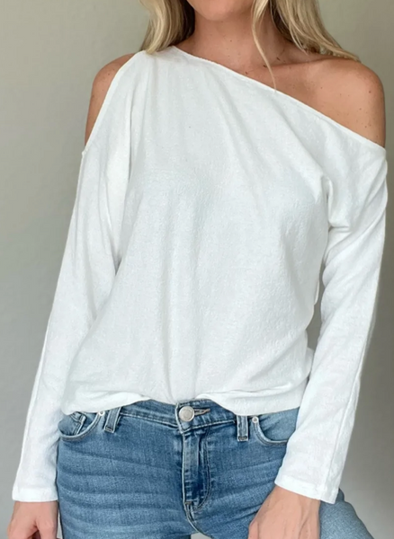 Give Them The Cold Shoulder Top