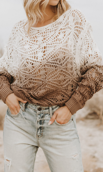 Jacob Ombre Crochet Sweater