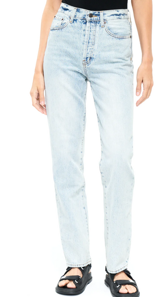 Cassie High Rise Straight Leg Jeans