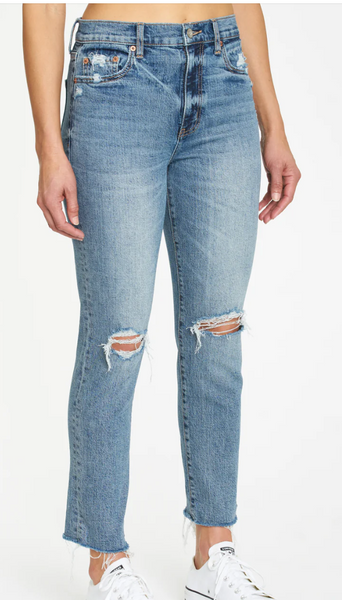 Euphoria  High-Rise Slim Cut Jeans