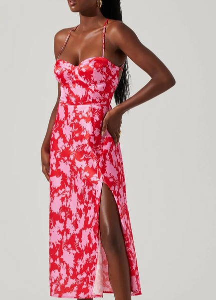 Giselle Bustier Crisscross Back Dress