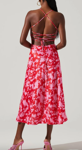 Giselle Bustier Crisscross Back Dress