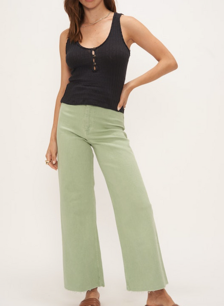 Nadia Rib Henley Tank