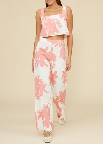 Arya Print Top/Pants Set