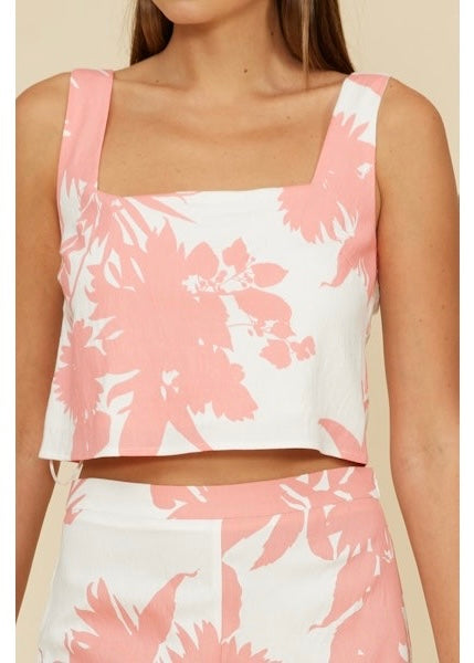 Arya Print Top/Pants Set